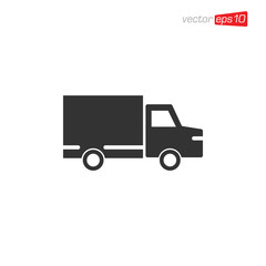 Truck Delivery Icon Design Illustration