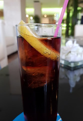 Beer .Soft drinks at the restaurants de la playa