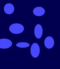 Naklejka na ściany i meble abstract blue background with blue circles