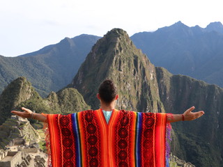 A nomad in Machu Picchu, Peru