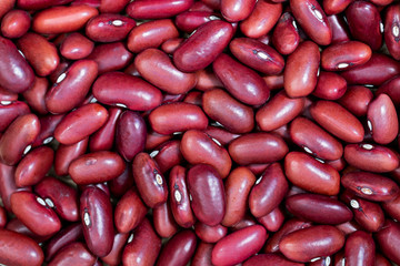 Red bean close-up. Spain