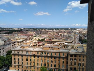 Fototapeta na wymiar Roman summer rooftops