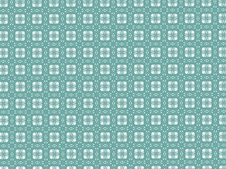 Colorful green background pattern with symmetric texture