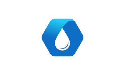 Water logo stock image