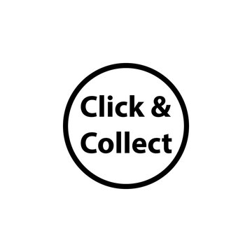Click and collect sign