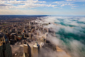 Clouds over Chicago, Windy city