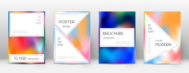 Flyer layout. Stylish beauteous template for Broch