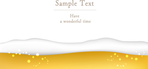 フレーム_背景_枠_壁紙_ビール_生ビール_地ビール_発泡酒_ベクター_イラスト_ドリンク_炭酸