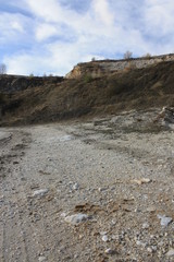 Abandoned stone quarry