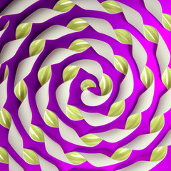 Elegant minimal background. 3d illustration, 3d rendering.