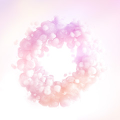 Cloud isolated, steam, smoke. 3d illustration, 3d rendering.