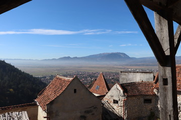 Mountain view from Râșnov citadel.