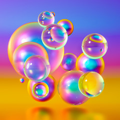 Beautiful background with geometric shape. 3d illustration, 3d rendering.