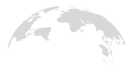Fototapeta na wymiar World map globe on white background .Vector graphic in flat style.