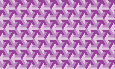 Purple seamless geometric pattern.