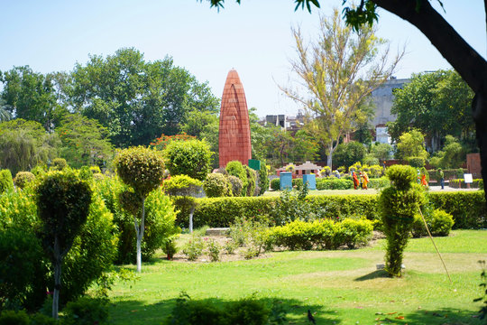 Amritser, Punjab / India - May 30 2019: Jallianwala Bagh is a public garden in Amritsar, and houses a memorial of national importance, established in 1951 by the Government of India,