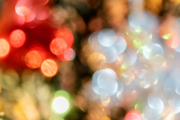 Christmas Bokeh Light Abstract Background