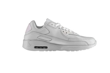Sport shoes. White sneaker on a white background.