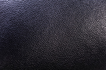 Background macro texture of black leather