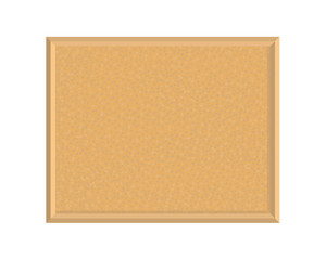  Cork board for planning. Can be used to illustrate school class, business planning, or in detective investigations. Vector illustration. Object on a white background.