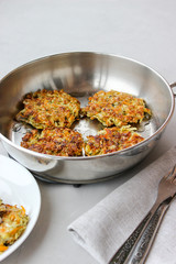 Fried cabbage fritters