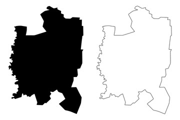 Leova District (Republic of Moldova, Administrative divisions of Moldova) map vector illustration, scribble sketch Leova map