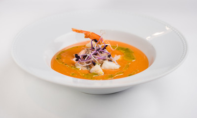 delicioso prato com mexilhão