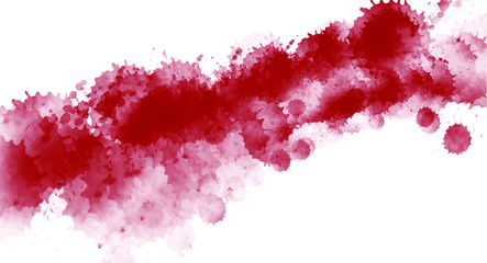 Pink watercolor background for your design, watercolor background concept, vector.