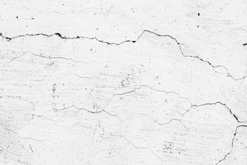 Obraz premium Texture of a concrete wall with cracks and scratches which can be used as a background