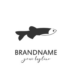 Fish logo vector template, suitable for fishing, restaurant seafood, market shop, business store, aquatic mascot and environment icon. Illustration of graphic flat style