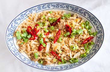 Gourmet Fried rice in dish 