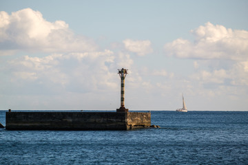 Fototapeta premium lighthouse at the sea