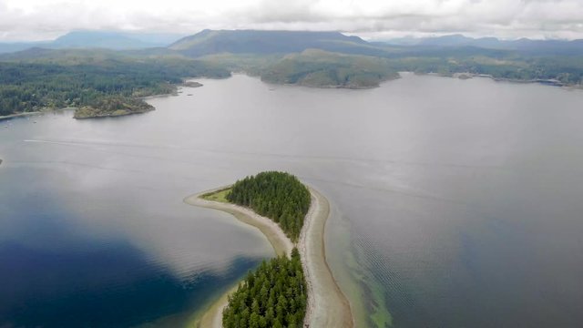 Vancouver Island, Rebecca Spit Marine Provincial Park at Quadra Island by Vancouver Island British Colombia Canada
