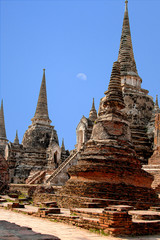 Fototapeta premium Ancient pagoda in Ayutthaya