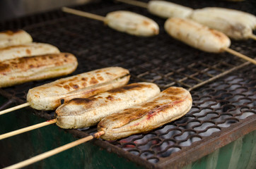 Grilled banana