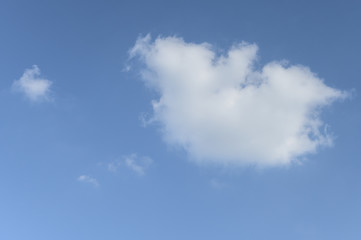 blue sky with clouds