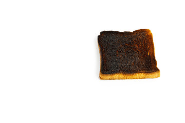 Toasted Toast isolated on a white background