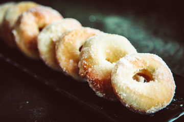 South Indian doughnut on plate 