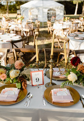 wedding table setting - 310459071