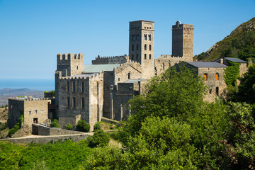 Fototapeta premium Benedictine Monastery Sant Pere de Rodes, Spain