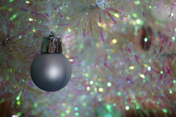 christmas ball on tree