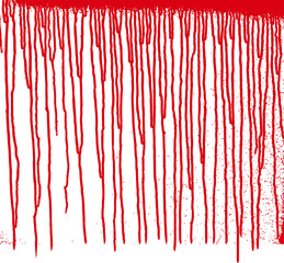 A spot of blood. Stains blood splatter. Vector illustration on isolated background.