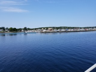 Fototapeta na wymiar panoramic view of port