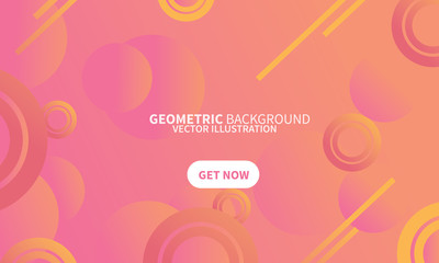Modern  Gradient abstract geometric shape background. for Poster ,lading page , flyer ,web , magazine , wallpaper layout template design background , stock vector EPS 10