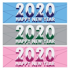 new year Web Banner Bundle .template.