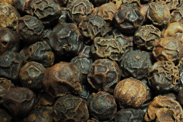 こしょうの実　Group photo of black pepper (spices)