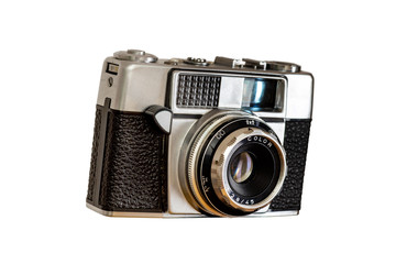 Isolated functional old analogue camera