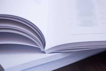 Printing activity with a guillotine.