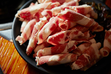 Korean BBQ, frozen pork meat 