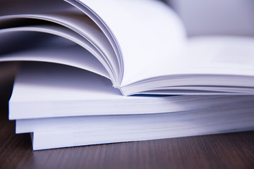 Printing activity with a guillotine.